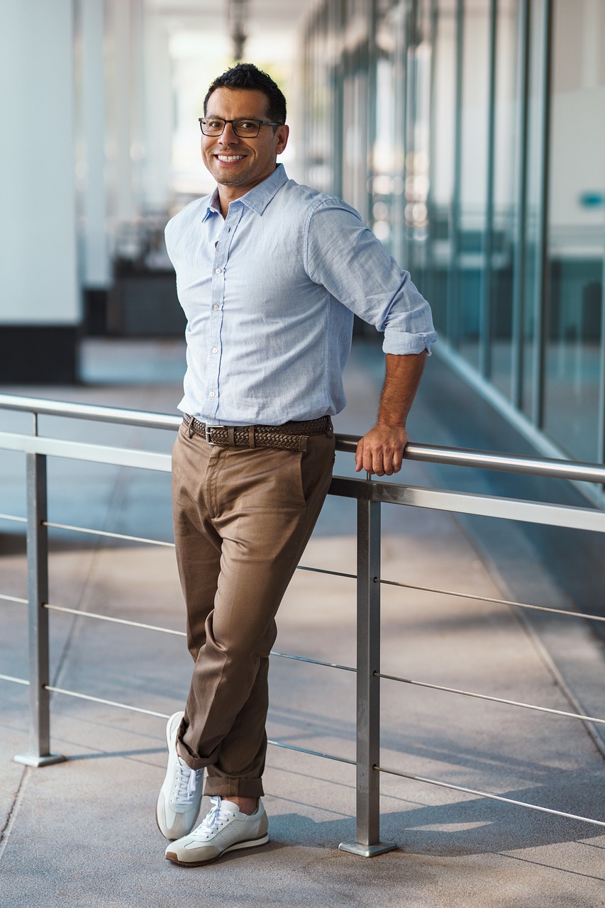 businessman, smile, portrait